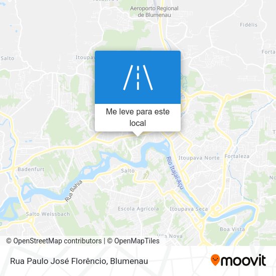 Rua Paulo José Florêncio mapa