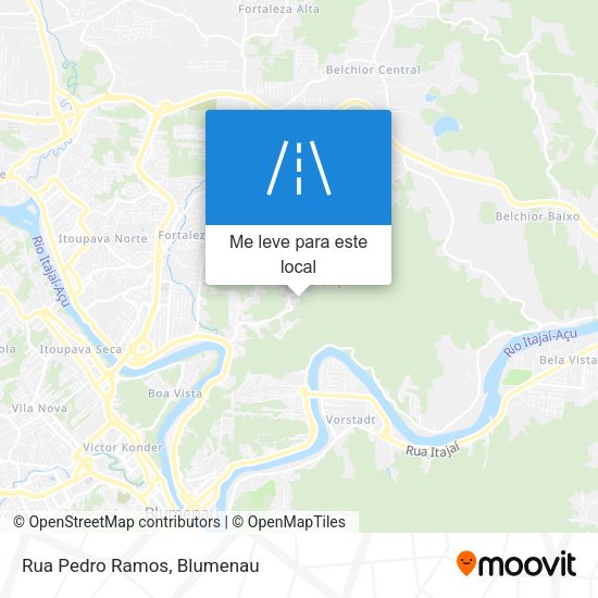 Rua Pedro Ramos mapa