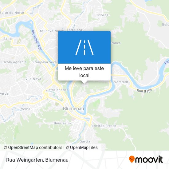 Rua Weingarten mapa
