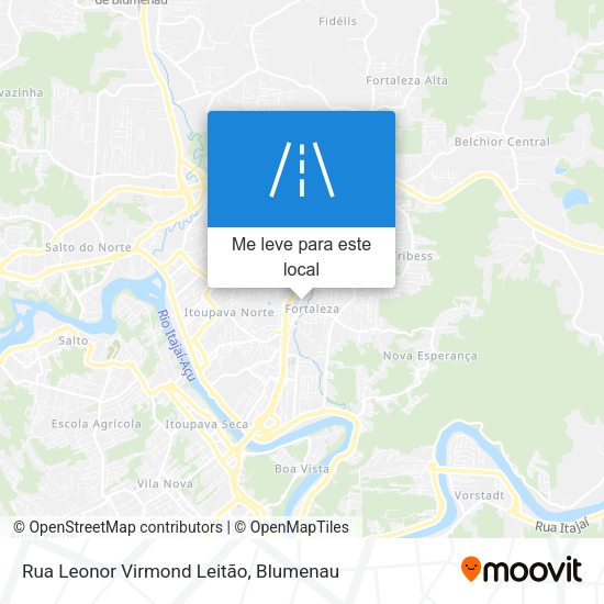 Rua Leonor Virmond Leitão mapa