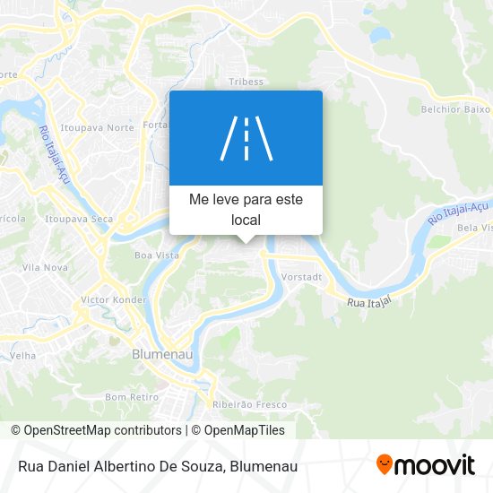 Rua Daniel Albertino De Souza mapa