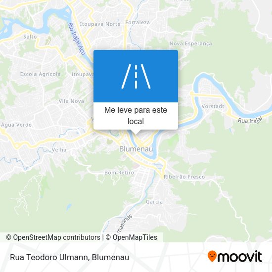 Rua Teodoro Ulmann mapa