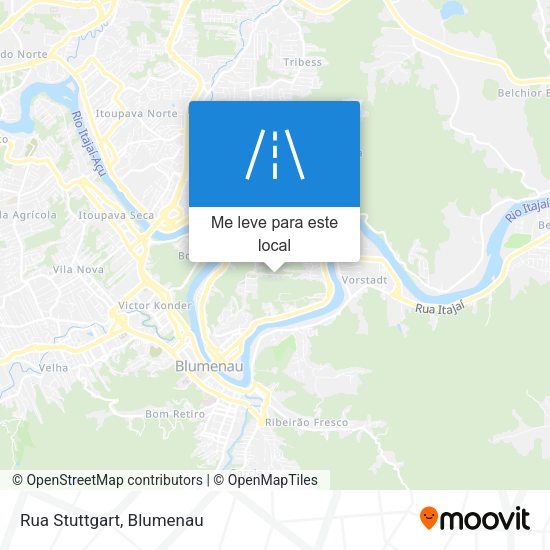 Rua Stuttgart mapa