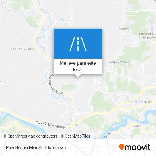 Rua Bruno Morell mapa