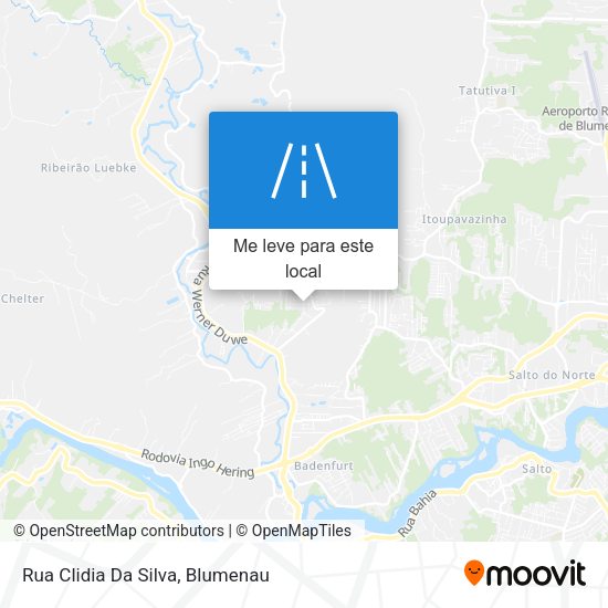 Rua Clidia Da Silva mapa