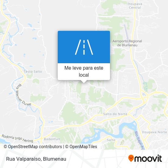 Rua Valparaíso mapa