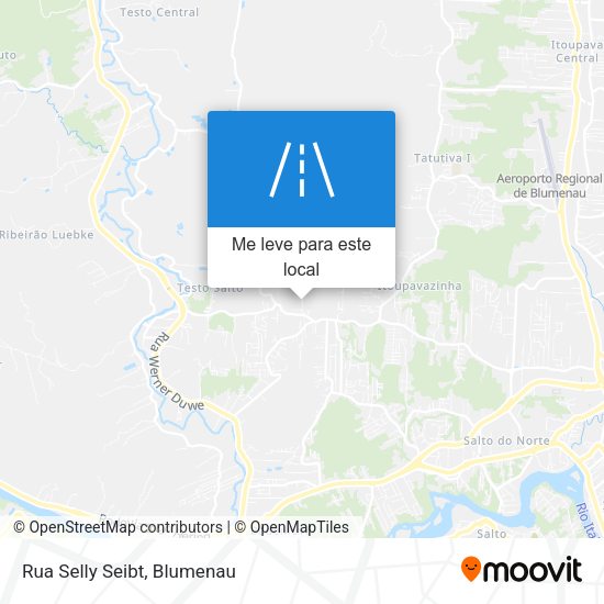 Rua Selly Seibt mapa