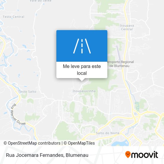 Rua Jocemara Fernandes mapa