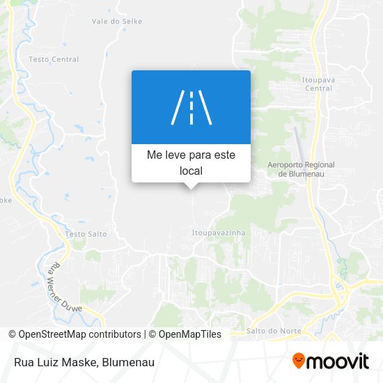 Rua Luiz Maske mapa