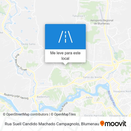 Rua Sueli Candido Machado Campagnolo mapa