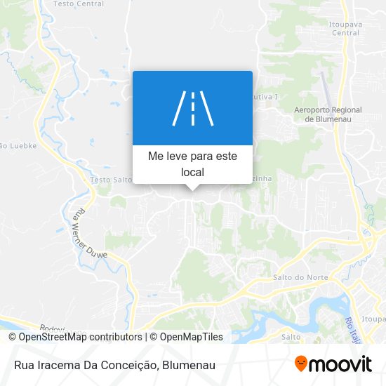 Rua Iracema Da Conceição mapa