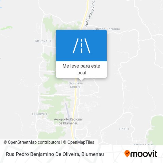 Rua Pedro Benjamino De Oliveira mapa