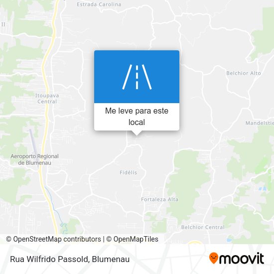 Rua Wilfrido Passold mapa