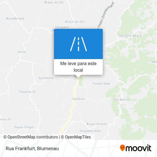 Rua Frankfurt mapa