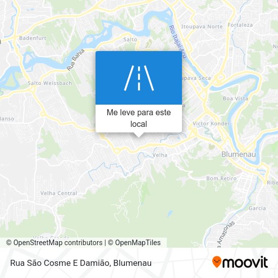 Rua São Cosme E Damião mapa
