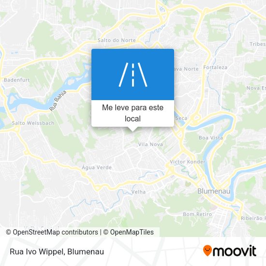 Rua Ivo Wippel mapa