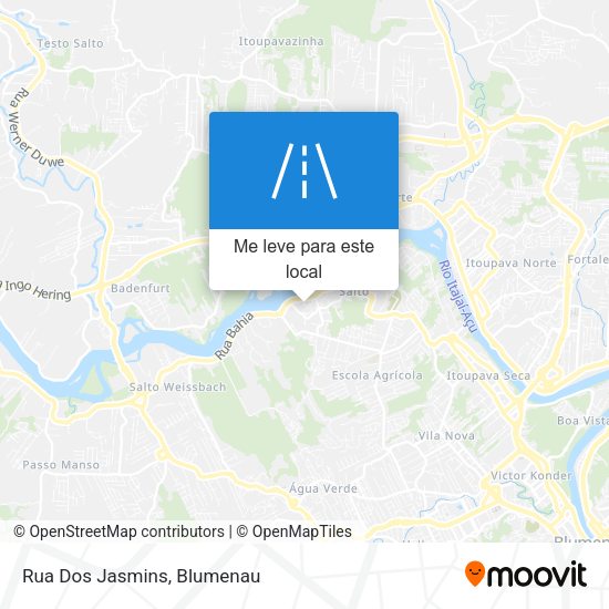 Rua Dos Jasmins mapa