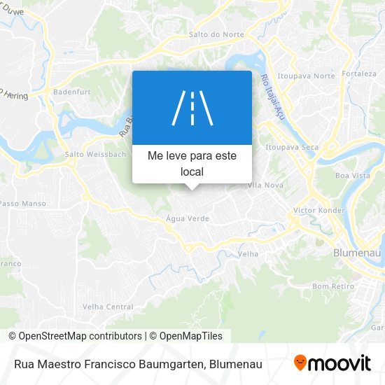 Rua Maestro Francisco Baumgarten mapa