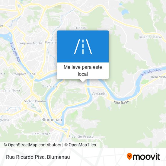 Rua Ricardo Pisa mapa