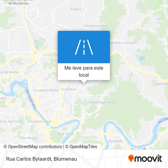 Rua Carlos Bylaardt mapa