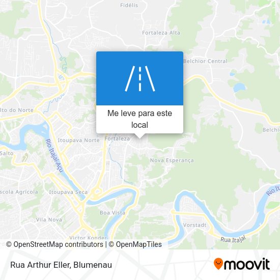 Rua Arthur Eller mapa