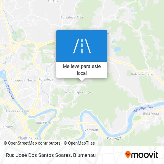 Rua José Dos Santos Soares mapa
