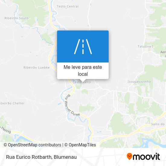 Rua Eurico Rotbarth mapa
