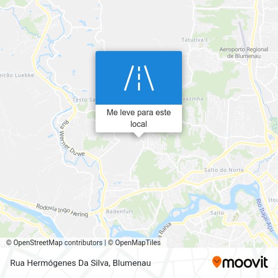 Rua Hermógenes Da Silva mapa