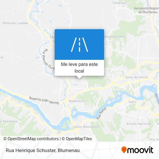 Rua Henrique Schuster mapa