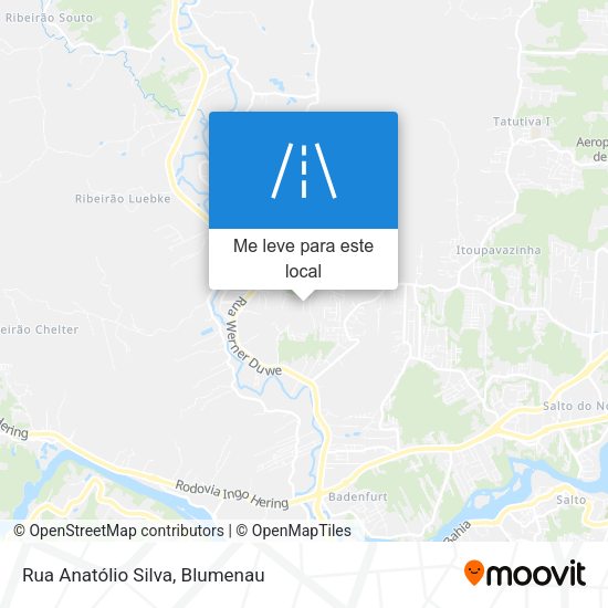 Rua Anatólio Silva mapa