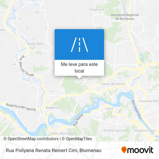 Rua Pollyana Renata Reinert Cim mapa