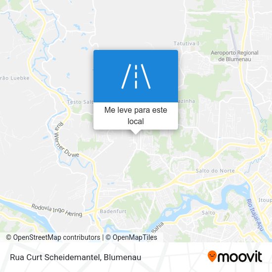 Rua Curt Scheidemantel mapa
