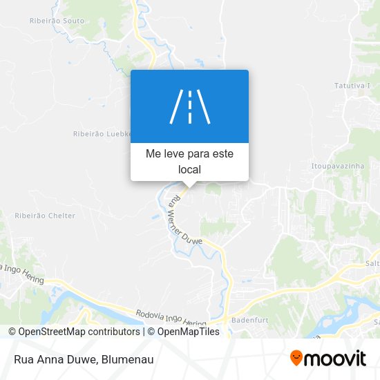 Rua Anna Duwe mapa