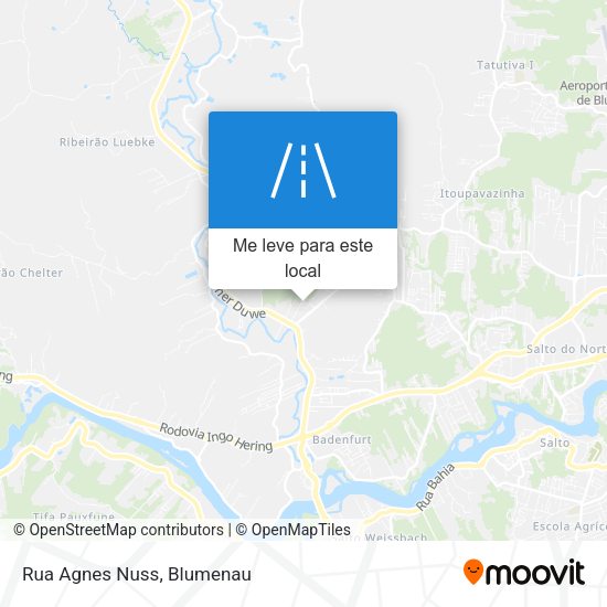 Rua Agnes Nuss mapa