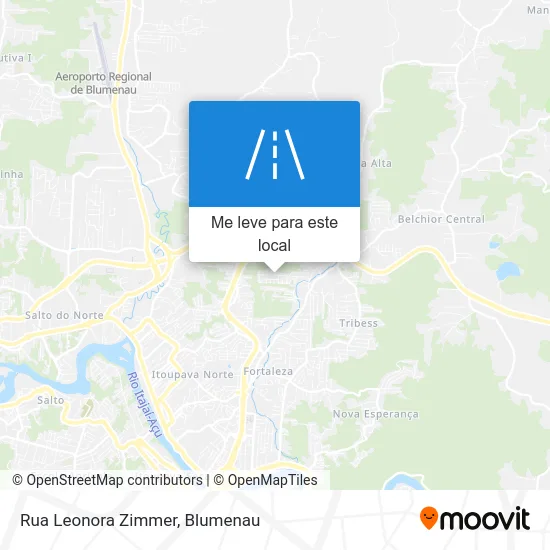 Rua Leonora Zimmer mapa
