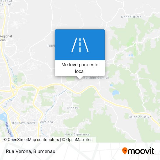 Rua Verona mapa