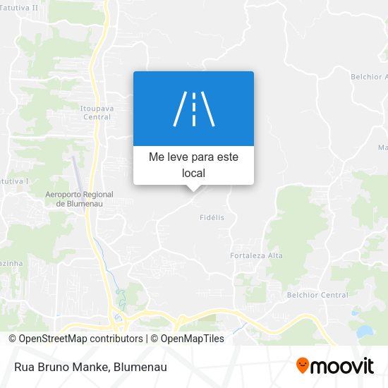 Rua Bruno Manke mapa