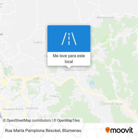 Rua Maria Pamplona Resckel mapa