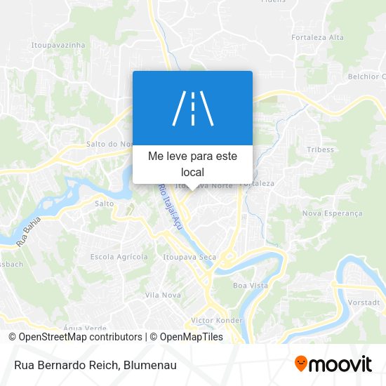 Rua Bernardo Reich mapa