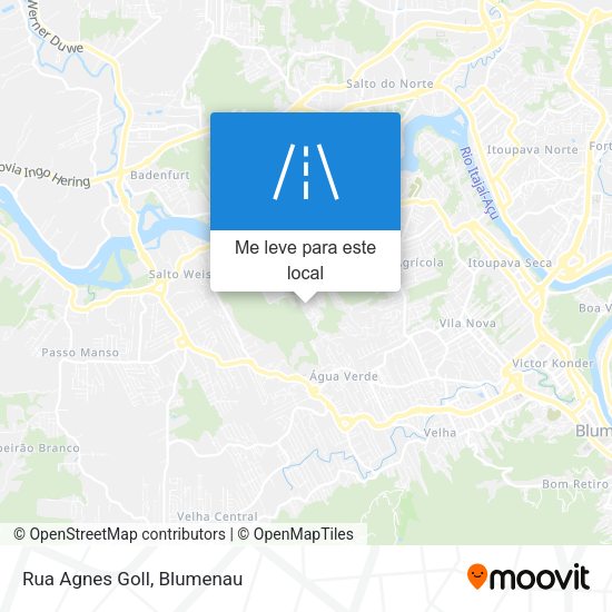 Rua Agnes Goll mapa