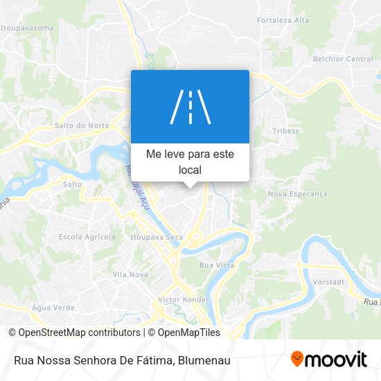 Rua Nossa Senhora De Fátima mapa