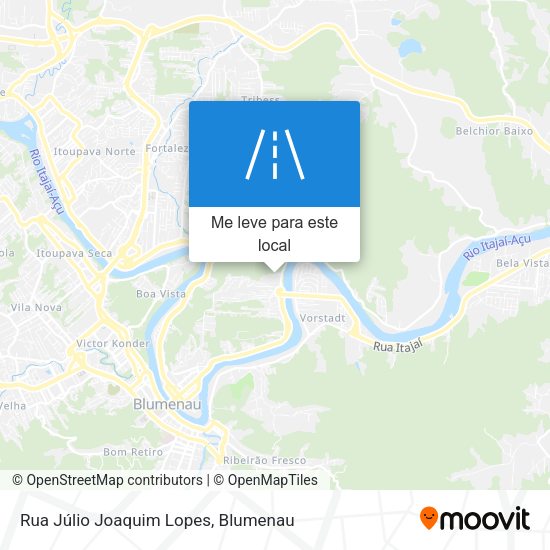 Rua Júlio Joaquim Lopes mapa