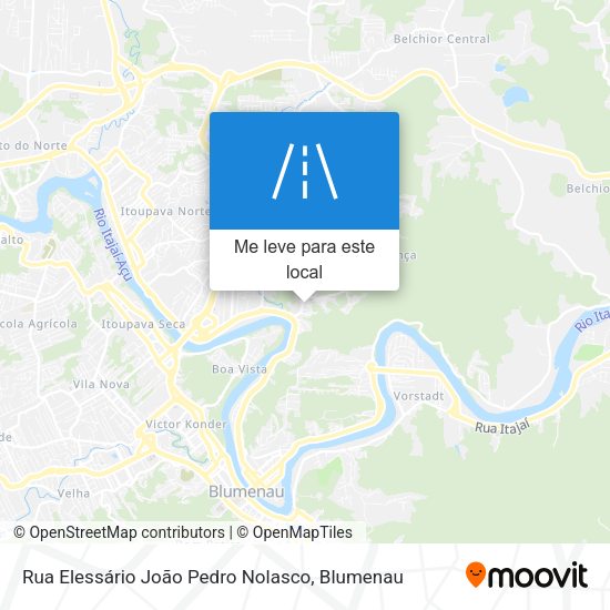 Rua Elessário João Pedro Nolasco mapa