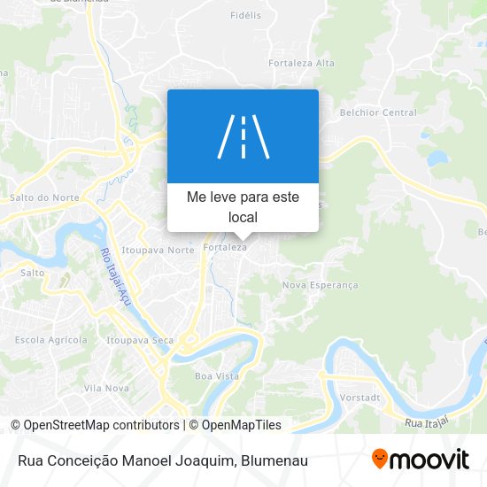 Rua Conceição Manoel Joaquim mapa