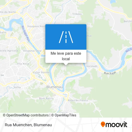 Rua Muenchen mapa