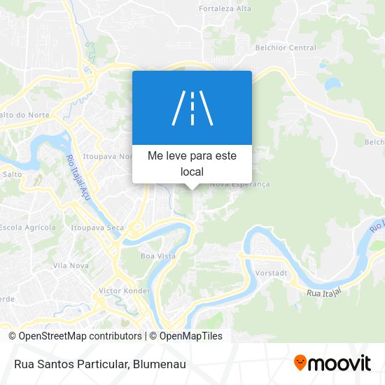 Rua Santos Particular mapa