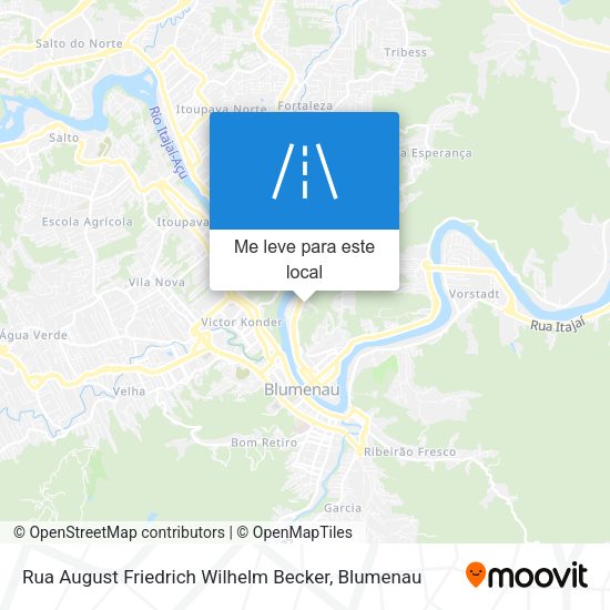 Rua August Friedrich Wilhelm Becker mapa
