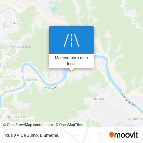Rua XV De Julho mapa