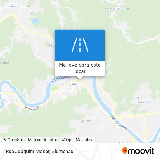Rua Joaquim Moser mapa