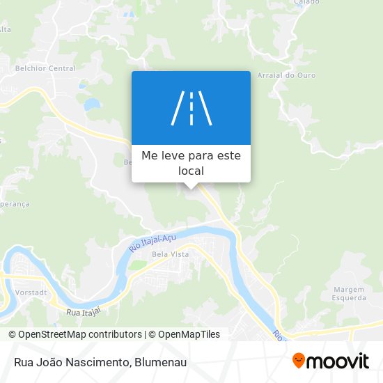 Rua João Nascimento mapa
